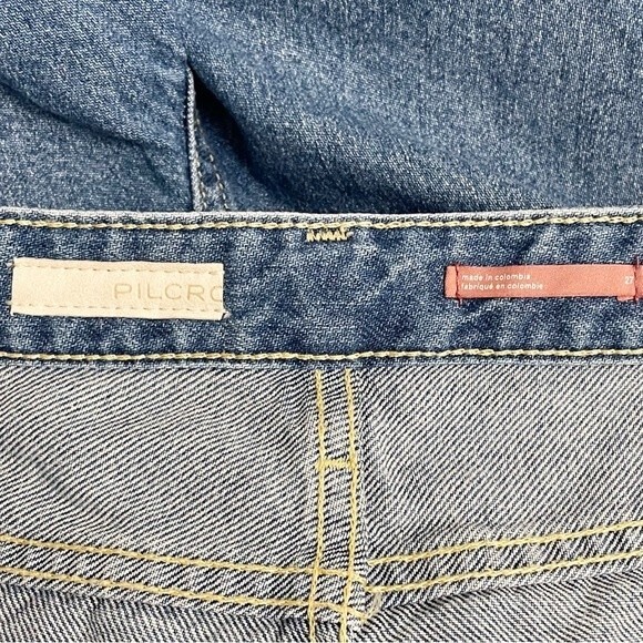 Anthropologie Pilcro The Joey High-Rise Straight Jeans Blair Wash Womens Size 27 - Picture 10 of 16